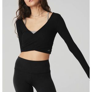 ALO Amelia Luxe Long Sleeve Crop